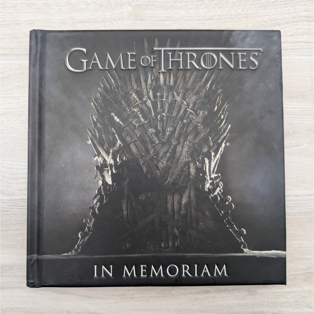 Game of Thrones In Memoriam Hardcover Book HBO Series Tribute Illustrated Guide